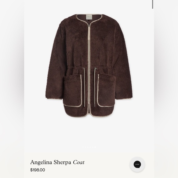 Varley Jackets & Blazers - 🧸Varley Angelina Sherpa Coat French Roast Size S NWT Sold Out Size